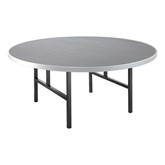 Alulite Round Aluminum Folding Table